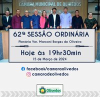 62ª Sessão Ordinária 