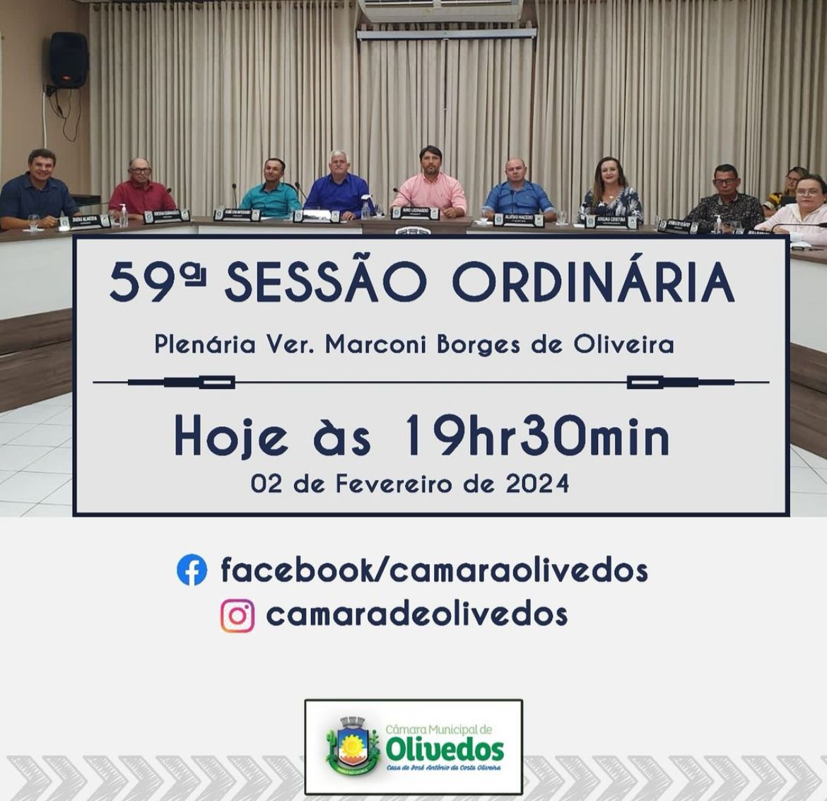 59ª Sessão Ordinária - 02 de Fevereiro 