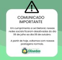 Comunicado Importante!