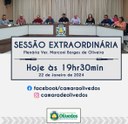 Sessão Extraordinária - 22 de Janeiro 