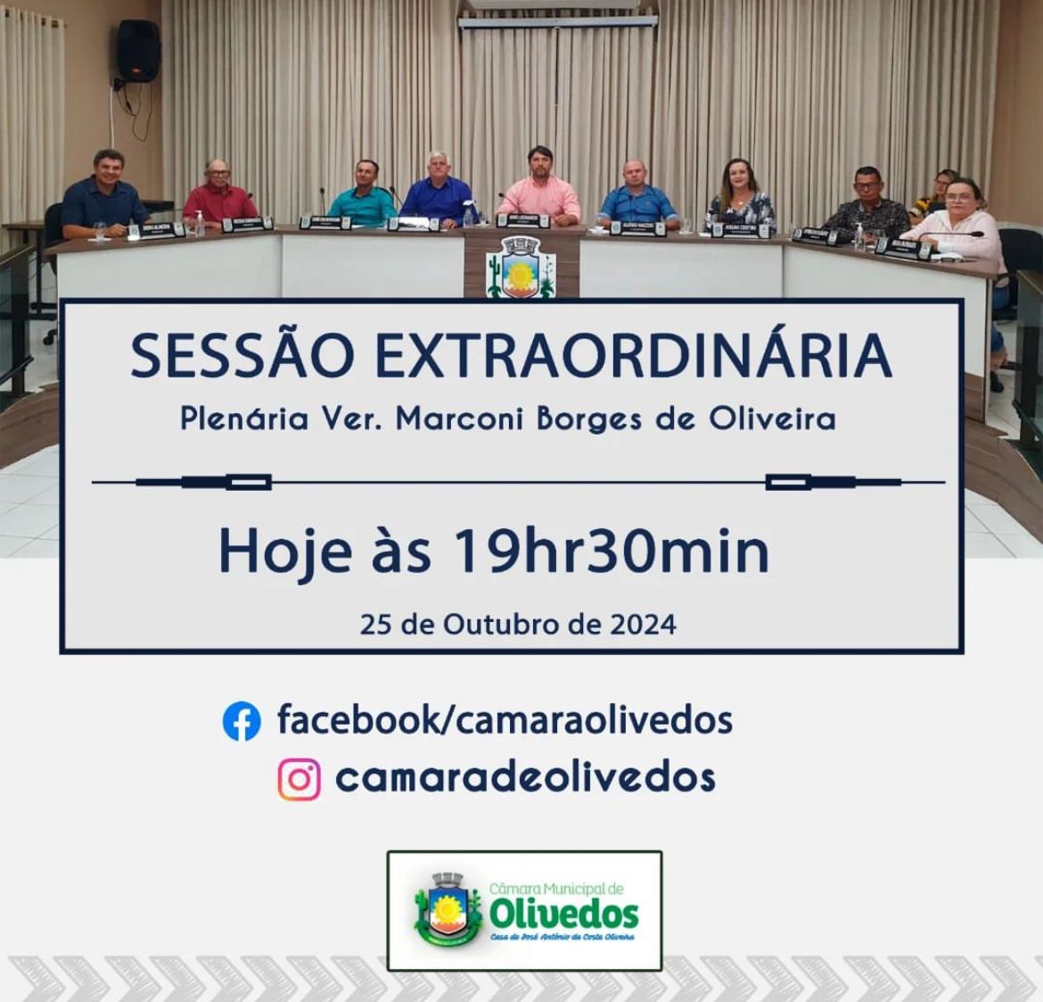 Sessão Extraordinária - 25 de Outubro 