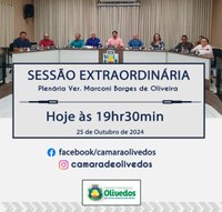 Sessão Extraordinária - 25 de Outubro 